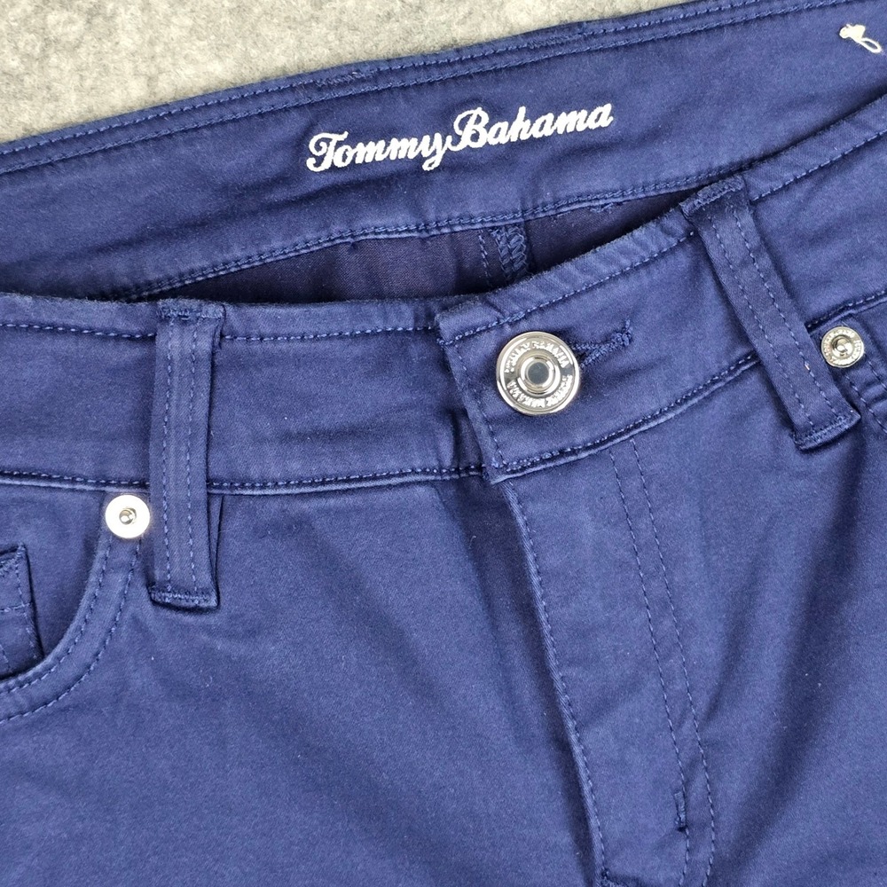 Tommy Bahama Boracay Beach High Rise Boardwalk Shorts Island Navy Blue Womens 2